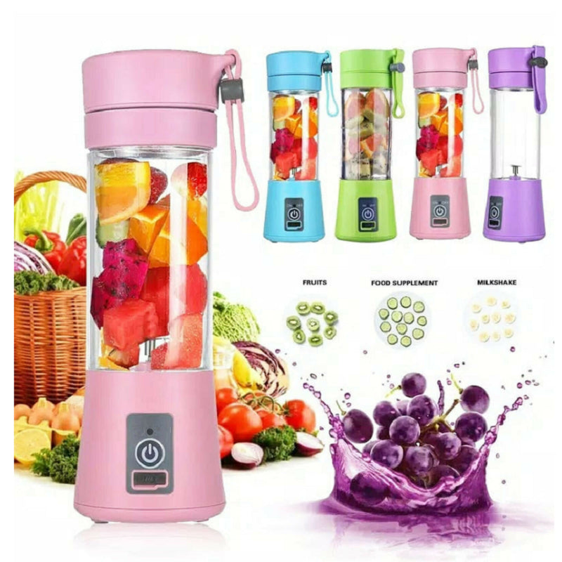 USB-Portabler Mini-Blender mit 6 Messern