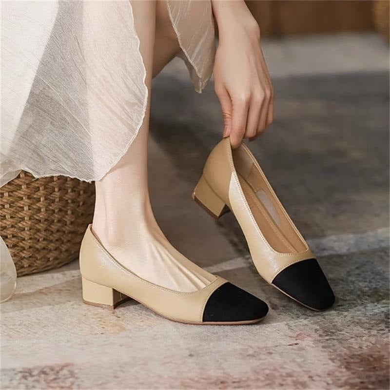 Damen Pumps im Chanel-Stil mit Chunky-Absatz – Bild 2 | LuxeStyle