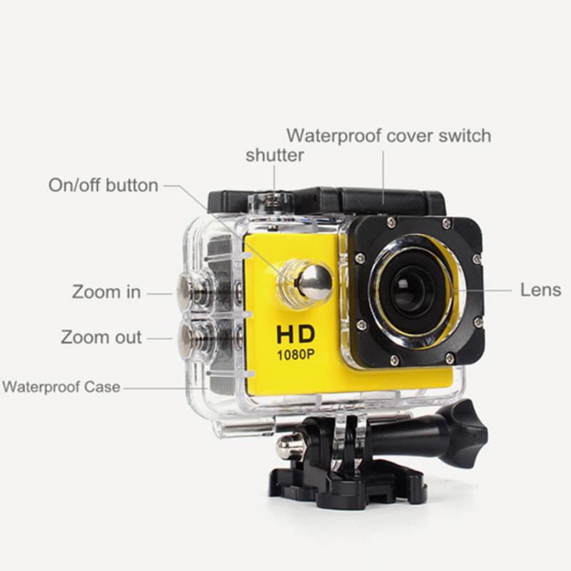 HD Action-Sportkamera 1080P wasserdicht