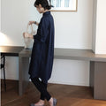 Figurbetontes Einreihiges Langarmkleid