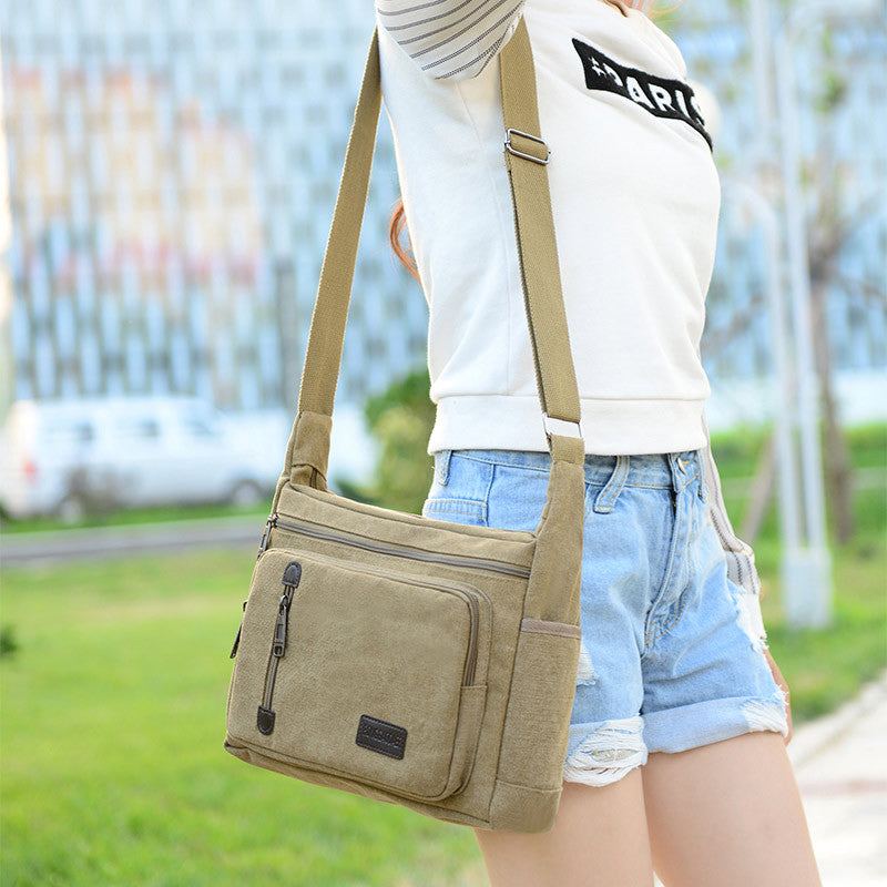 Herren-Umhängetasche aus robustem Canvas – Bild 9 | LuxeStyle