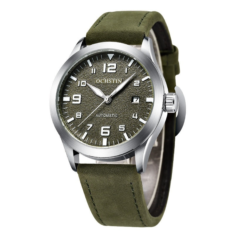 Retro Lederuhr
