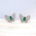 Schmetterling-Ohrstecker «Marquise» · 925 Silber