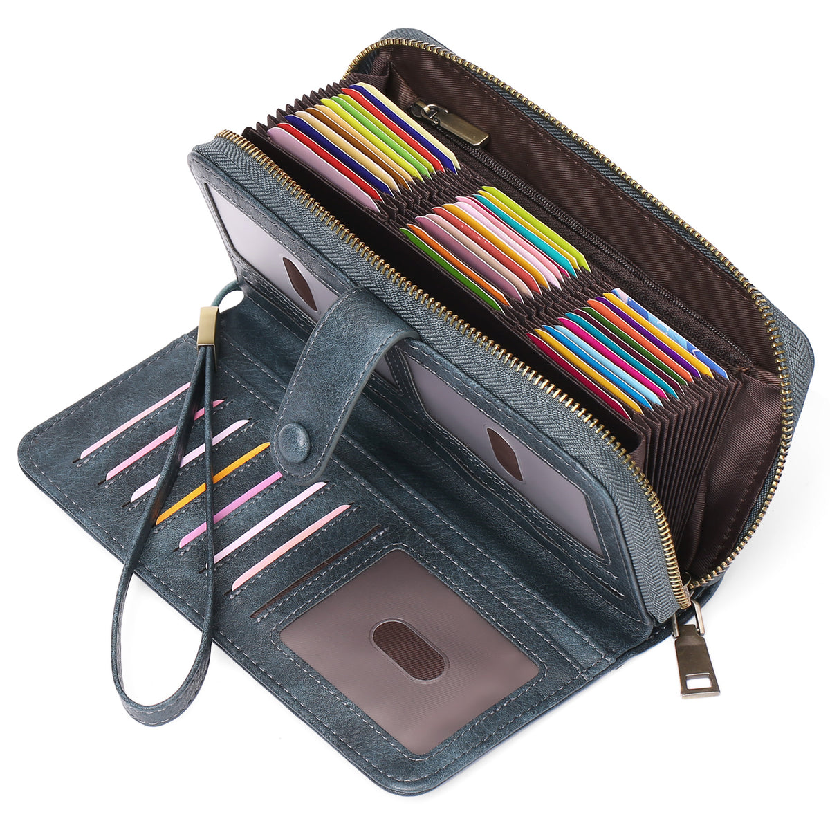 Erweiterbarer Kartenhalter Damen Langwallet – Bild 2 | LuxeStyle