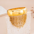 Vintage-Stil Metallkette Quasten Armband | LuxeStyle