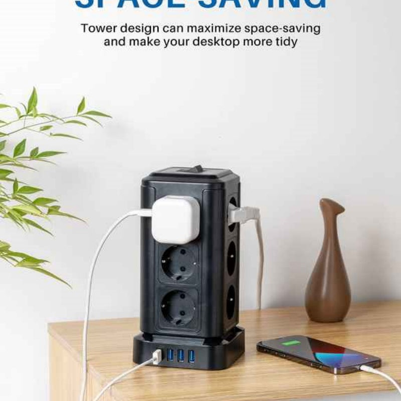 Steckdose, Schwarz