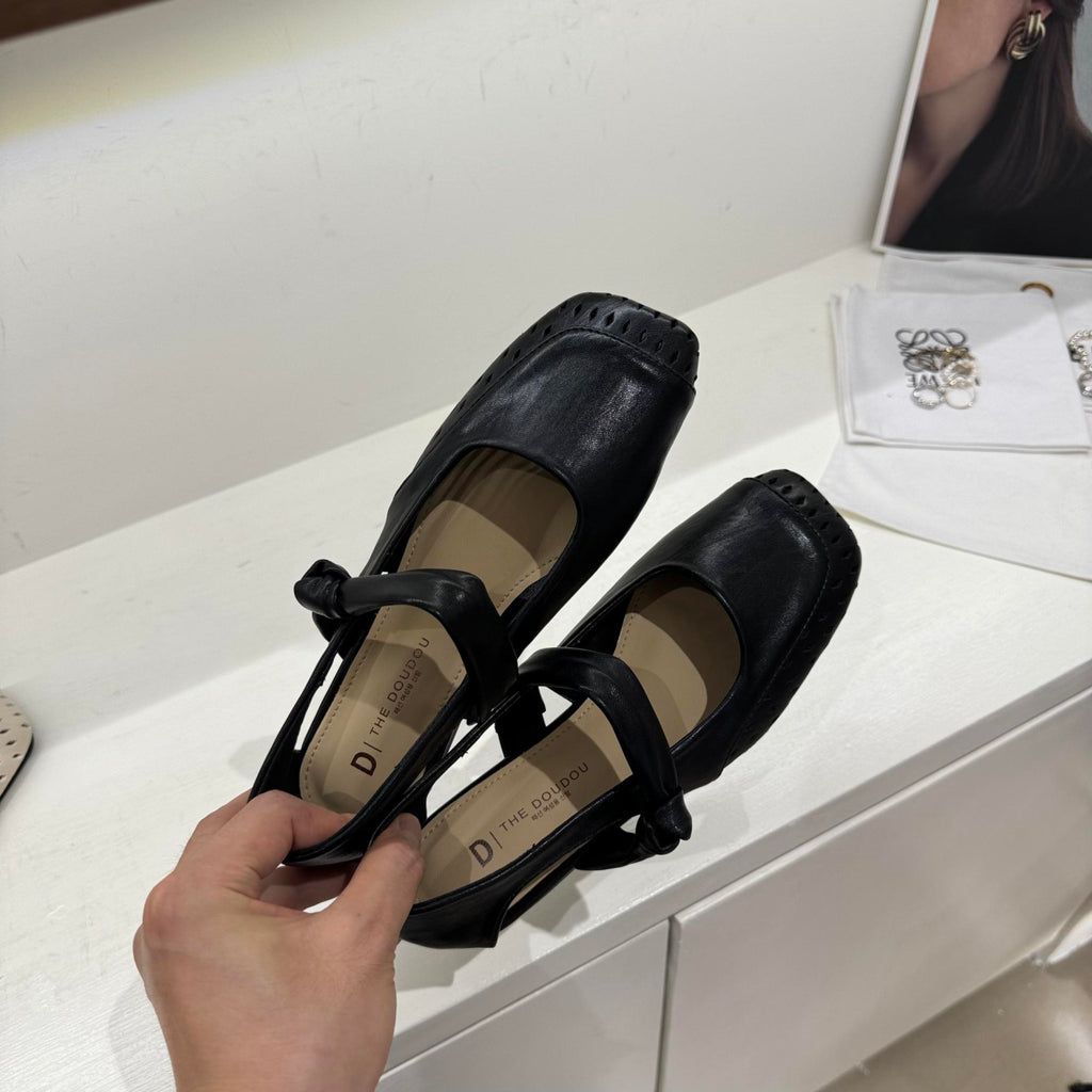 Elegante Mary Jane Sandalen mit eckiger Zehenpartie
