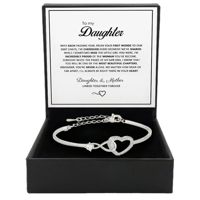 Hohles Zirkon Herz Armband – Bild 4 | LuxeStyle