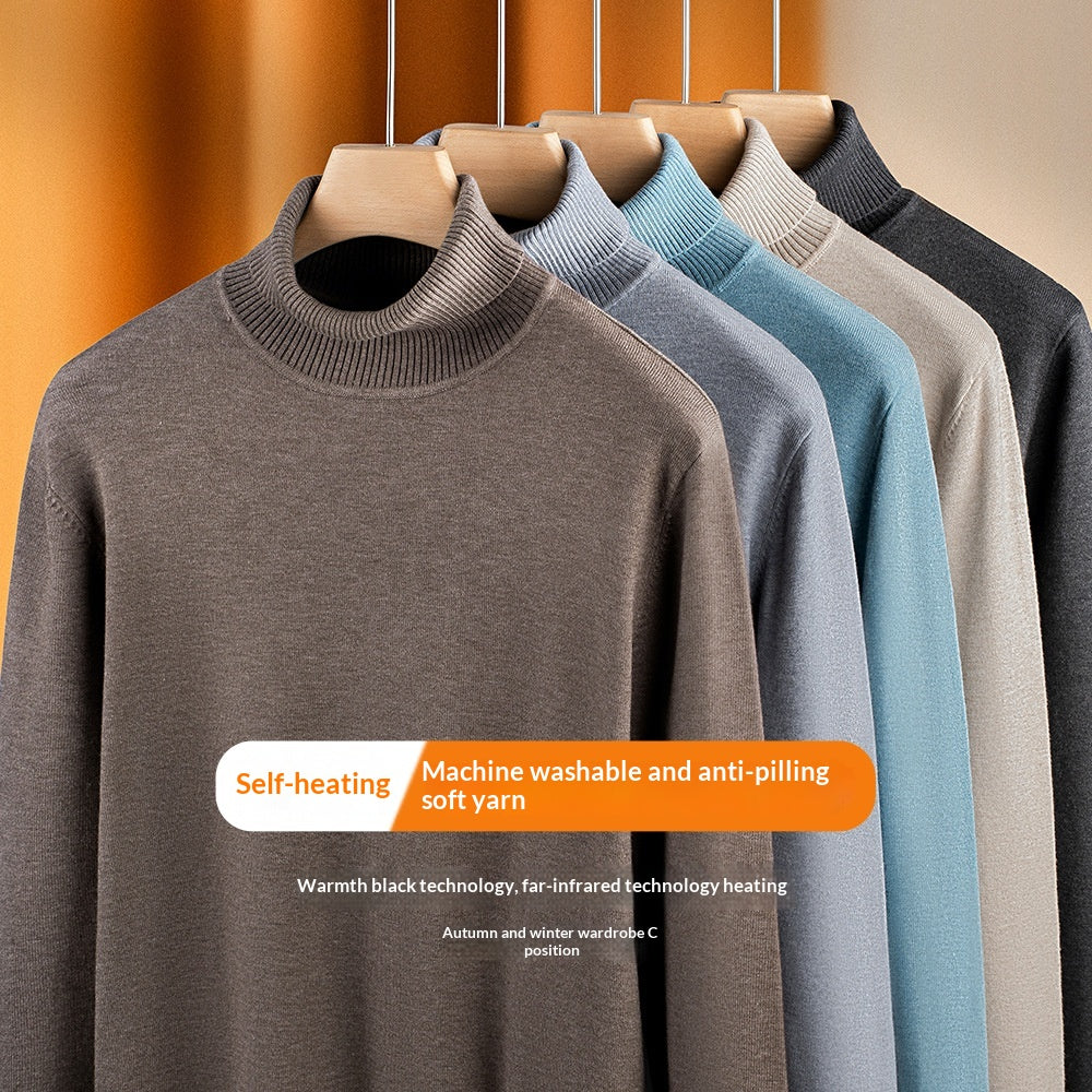 Herren-Thermal-Halsbund-Pullover