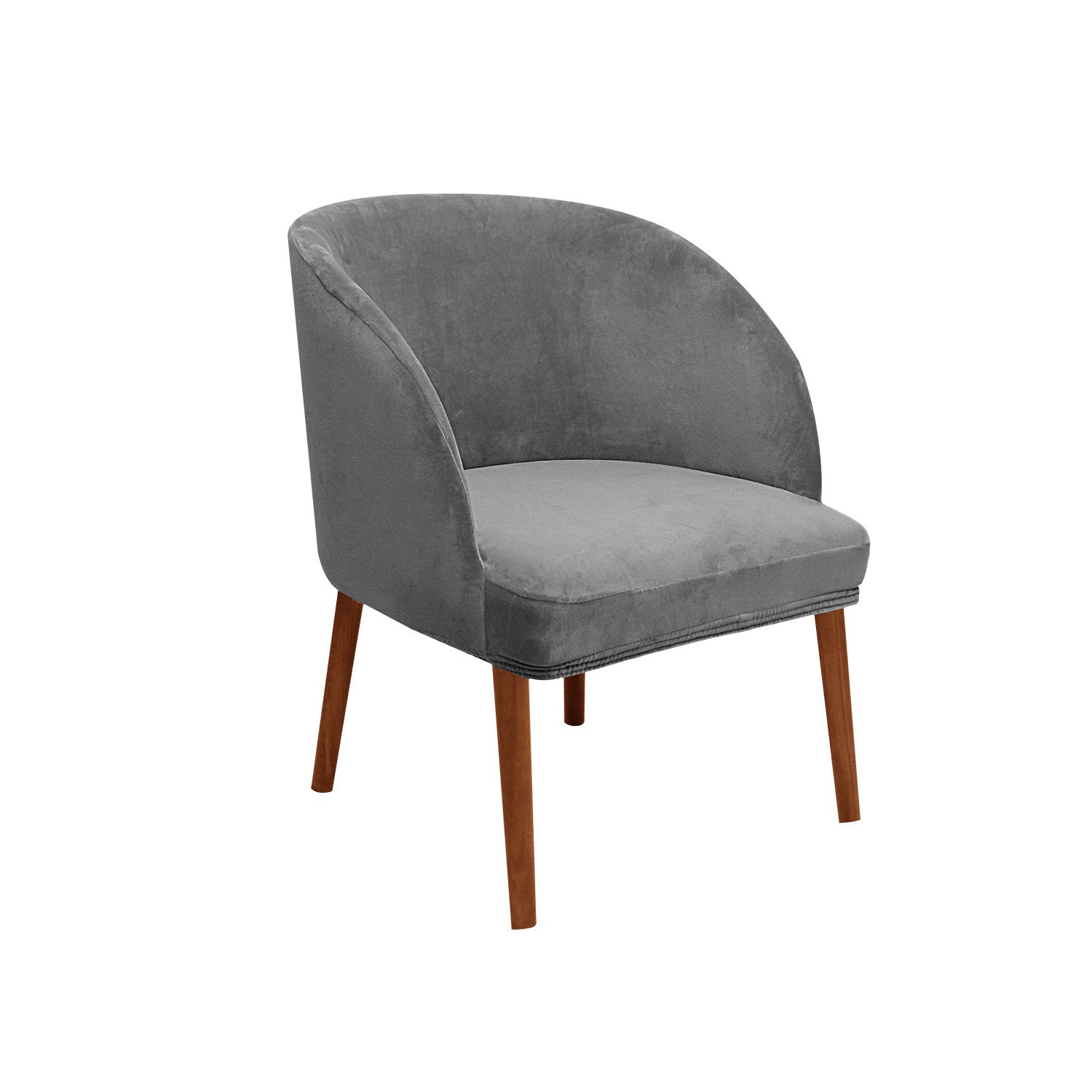 Samt Stuhlhusse, halbrund, kleines Flügeldesign – Ansicht 6