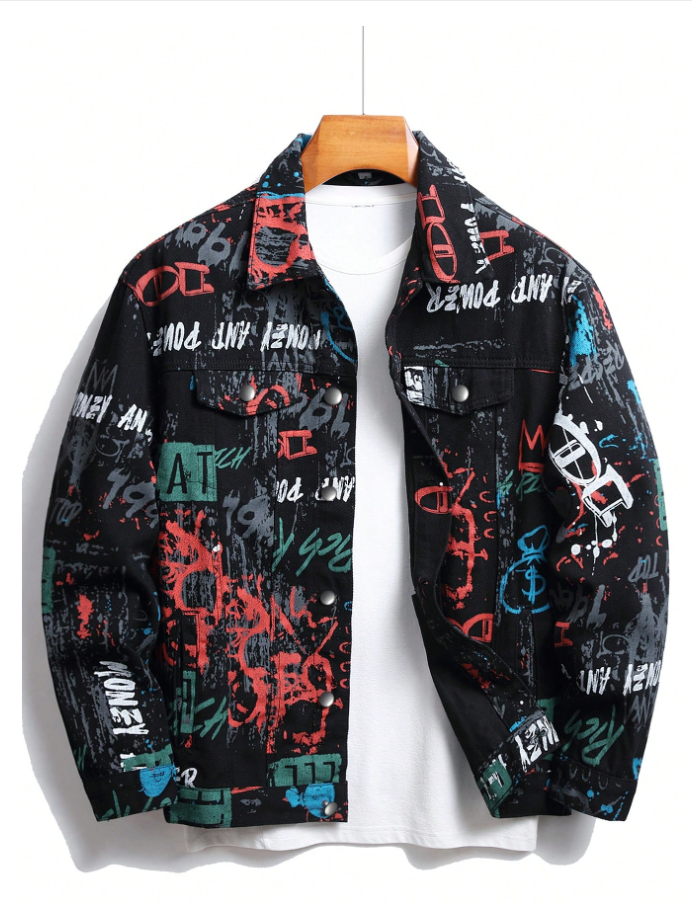 Lockere Jeansjacke im Korea-Stil für Herren – Y044S – Ansicht 3