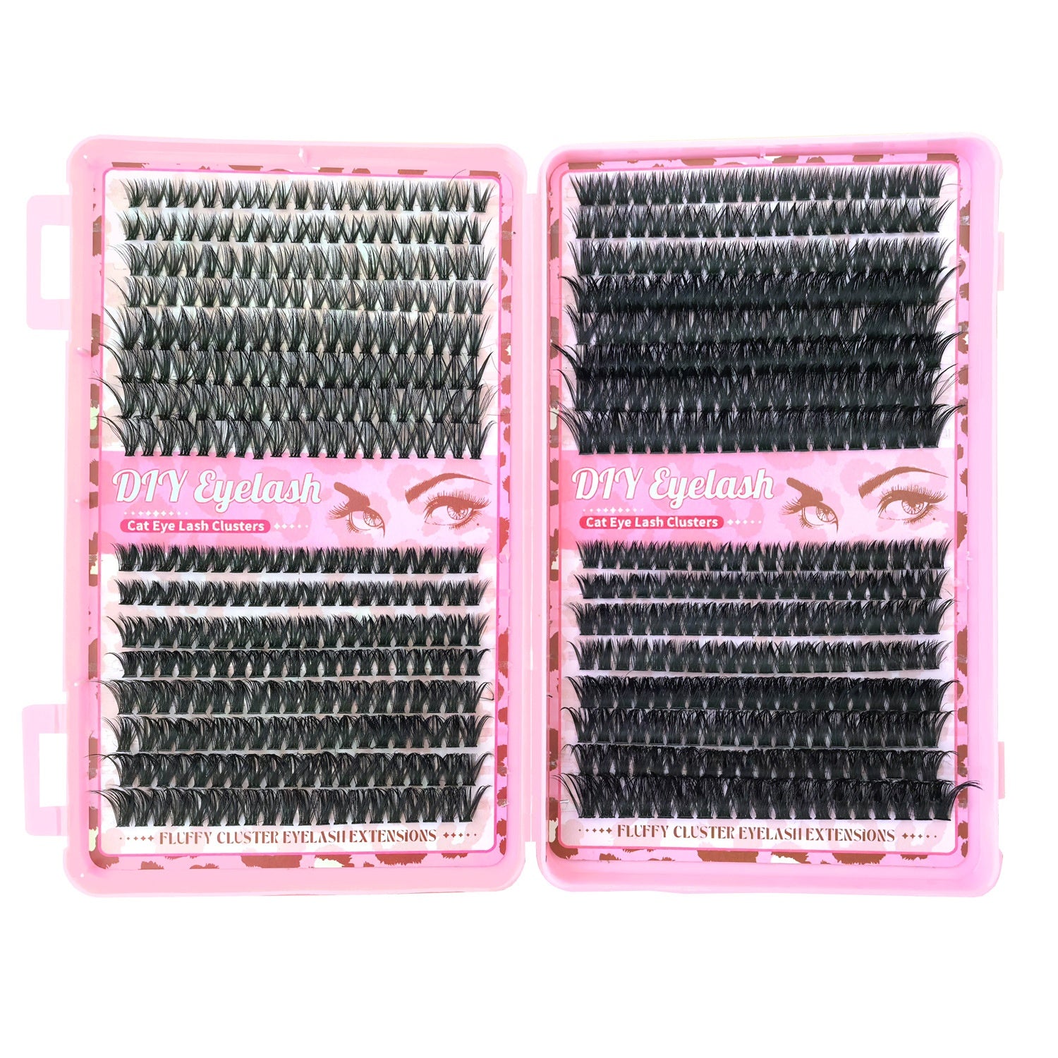 Grosses Wimpern-Set mit 640 Stücken