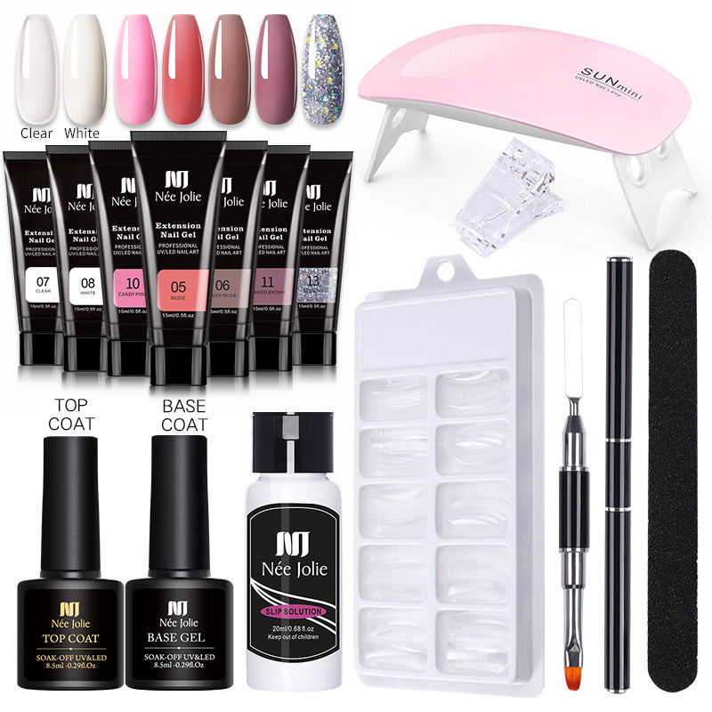 Crystal Quick-Dry Verlängerungsgel Set 15ml