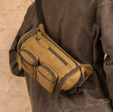 Vintage Leder Schultertasche