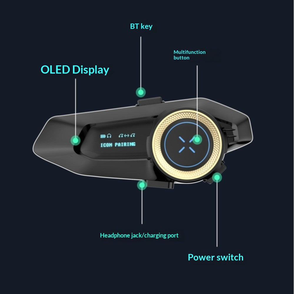 Bluetooth Headset für Motorradhelme