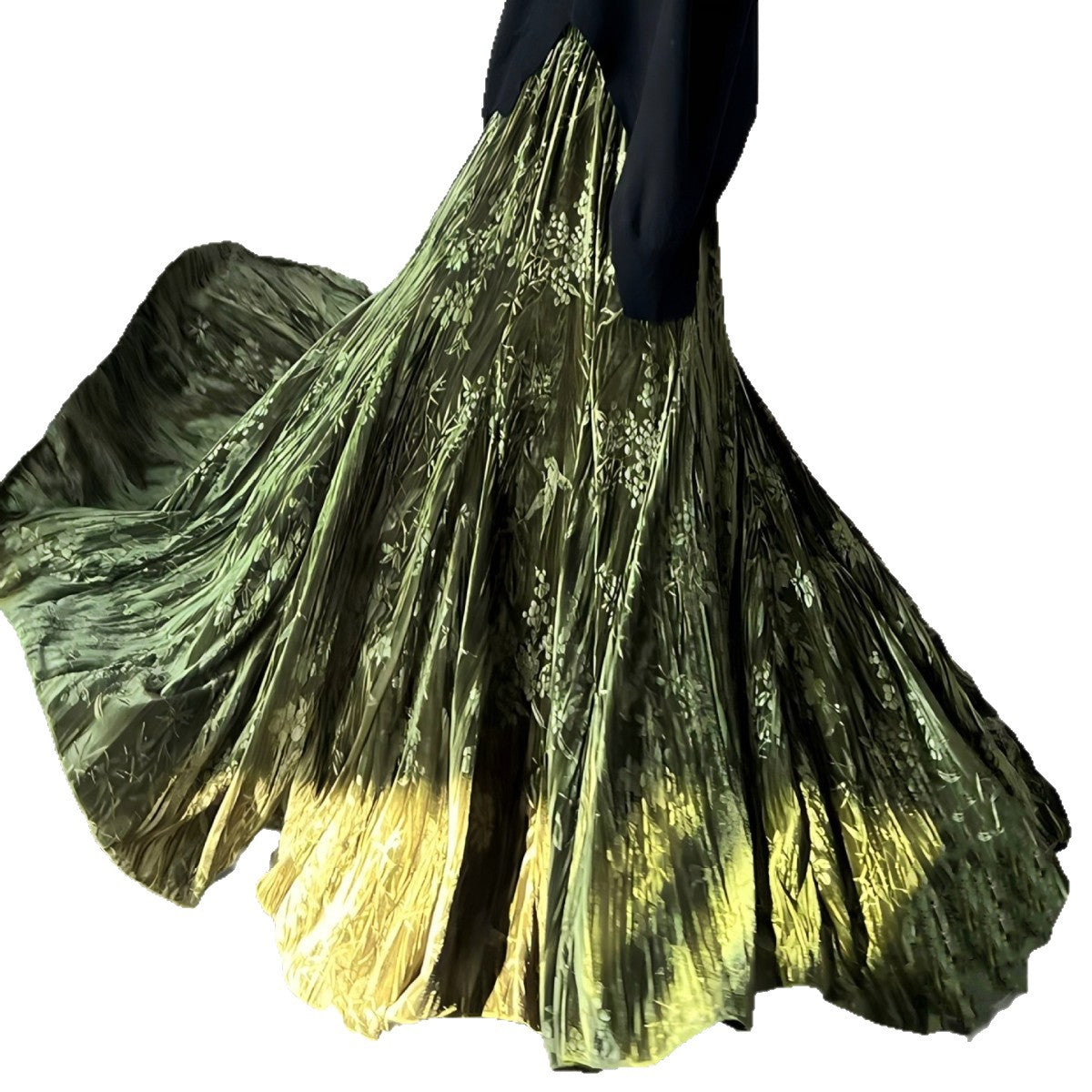 Elegantes Vintage Samtkleid mit Meerjungfrauen-Saum – Bild 2 | LuxeStyle
