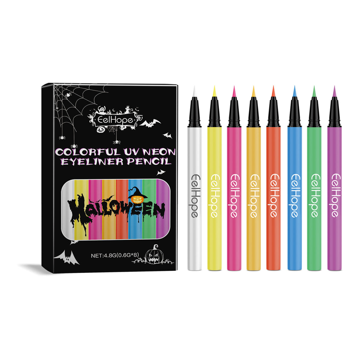 8er-Set Neon Liquid Eyeliner – Bild 2 | LuxeStyle