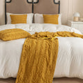 Bettläufer aus Baumwoll-Leinen-Jacquard | LuxeStyle