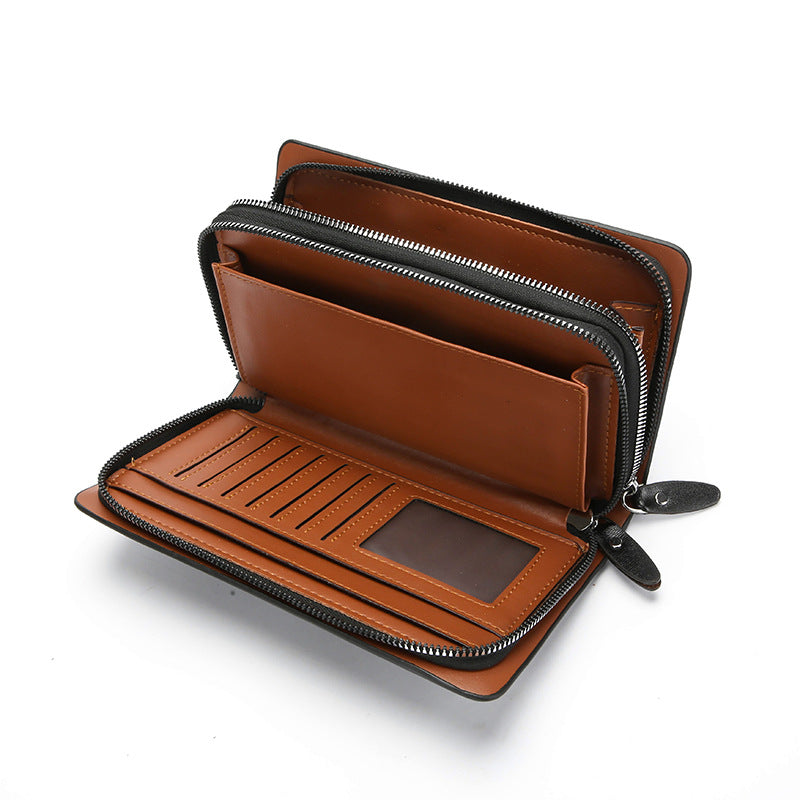 Große Lederhandtasche