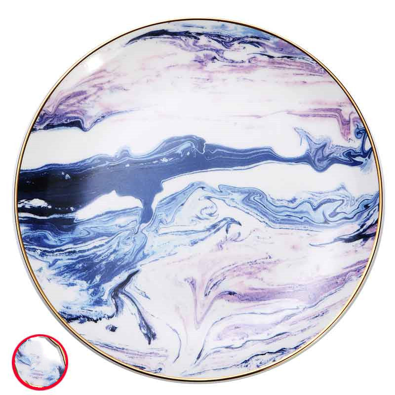 Banjian Geschirrset «Purple Ink» – Bild 2 | LuxeStyle