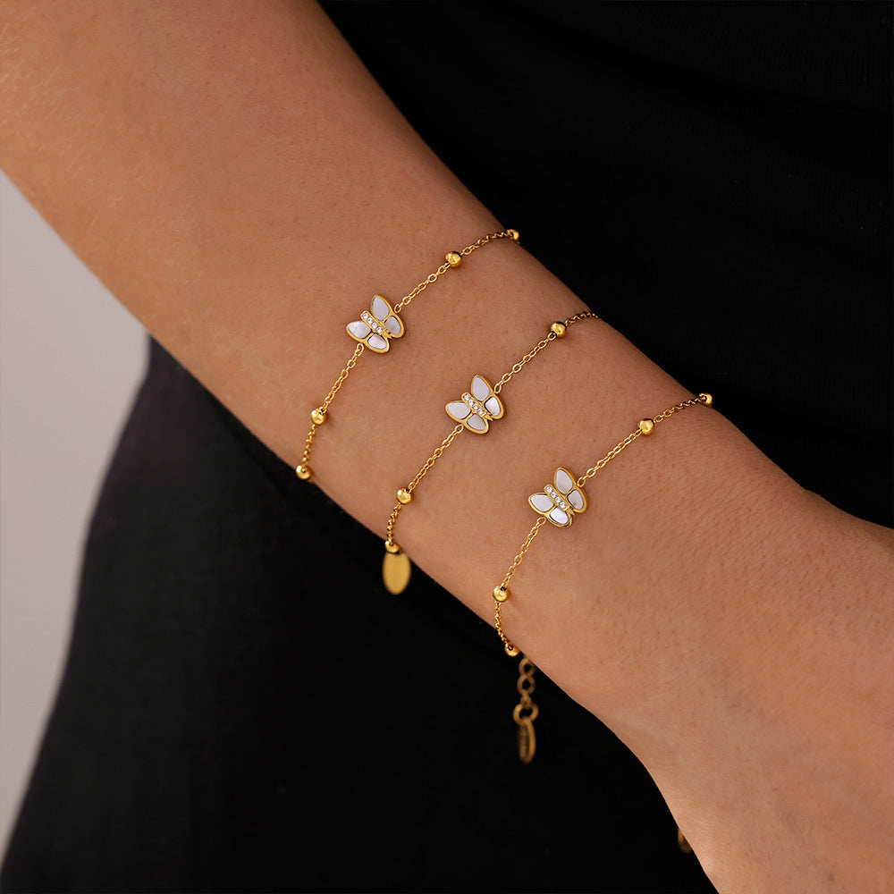 Schmetterlings-Armband aus Titanstahl – Bild 3 | LuxeStyle