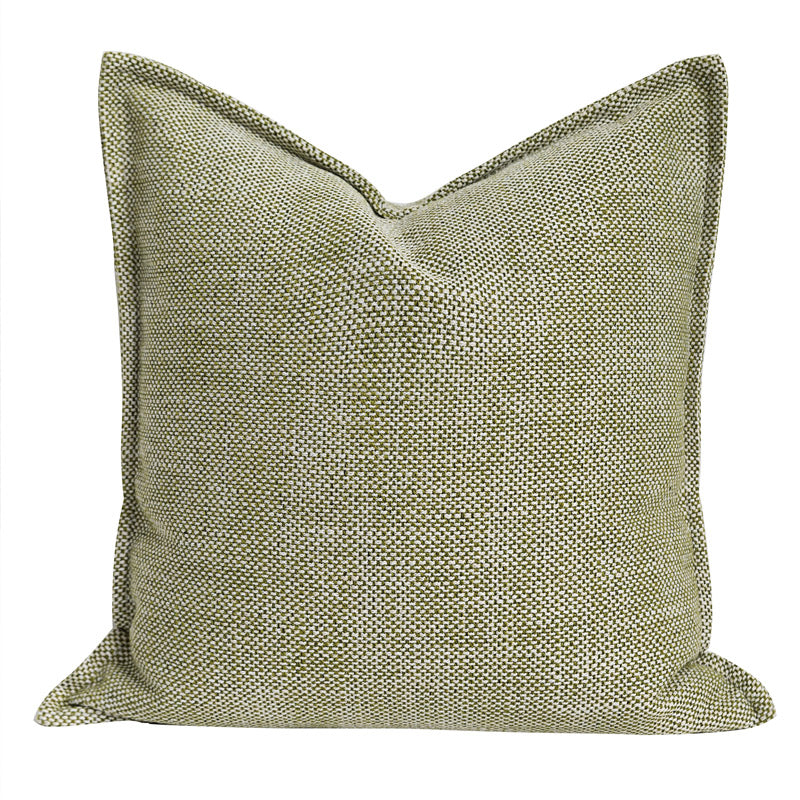 Grünes Plissee-Kissen für Sofa | LuxeStyle