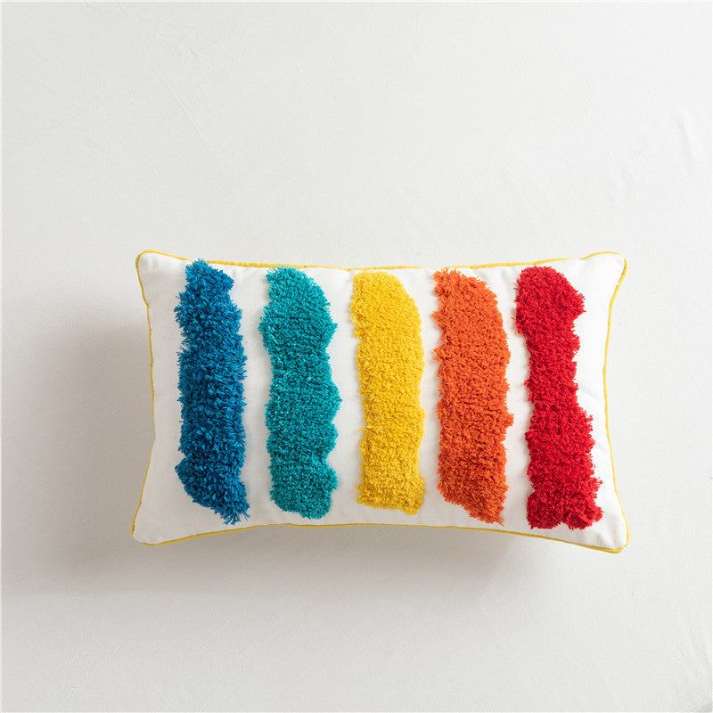 Kissenhülle «Marokkanischer Regenbogen»