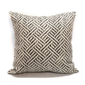 Kissen mit geometrischem Orangen-Muster