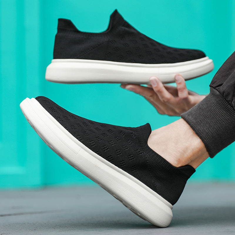 Herren Mesh-Sneaker Atmungsaktiv Einfarbig – Bild 8 | LuxeStyle