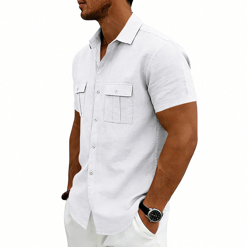 Casual Loose-fit T-Shirt mit zwei Taschen