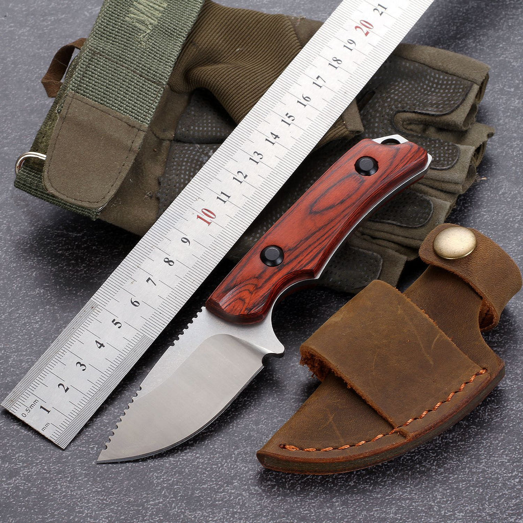 Outdoor-Taschenmesser mit Holzgriff – Ansicht 5