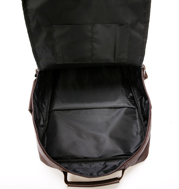 Business Laptop-Rucksack aus PU-Leder | LuxeStyle