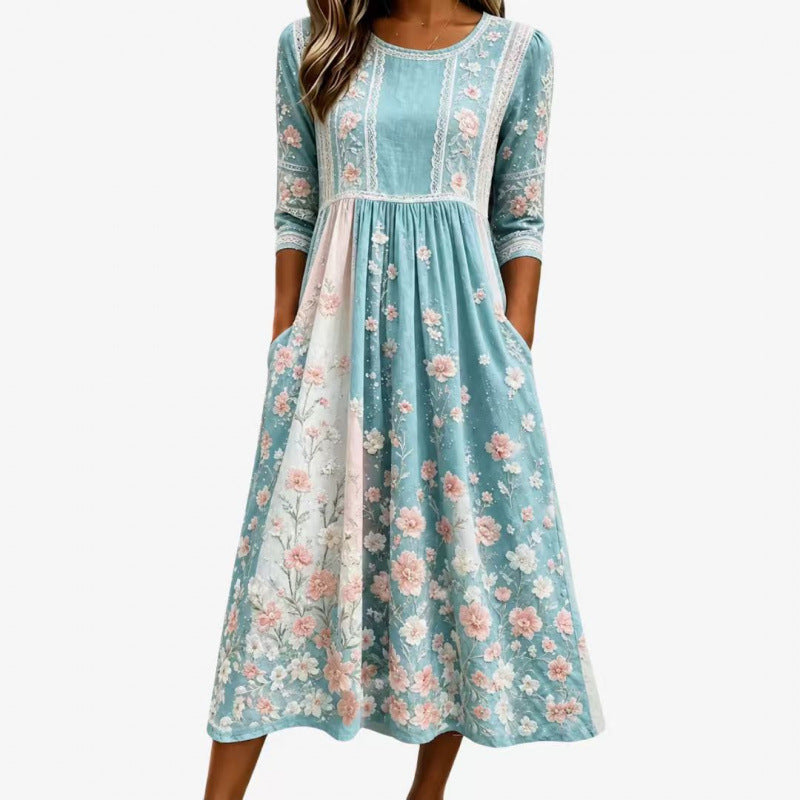 Elegantes Freizeitkleid mit A-Linie