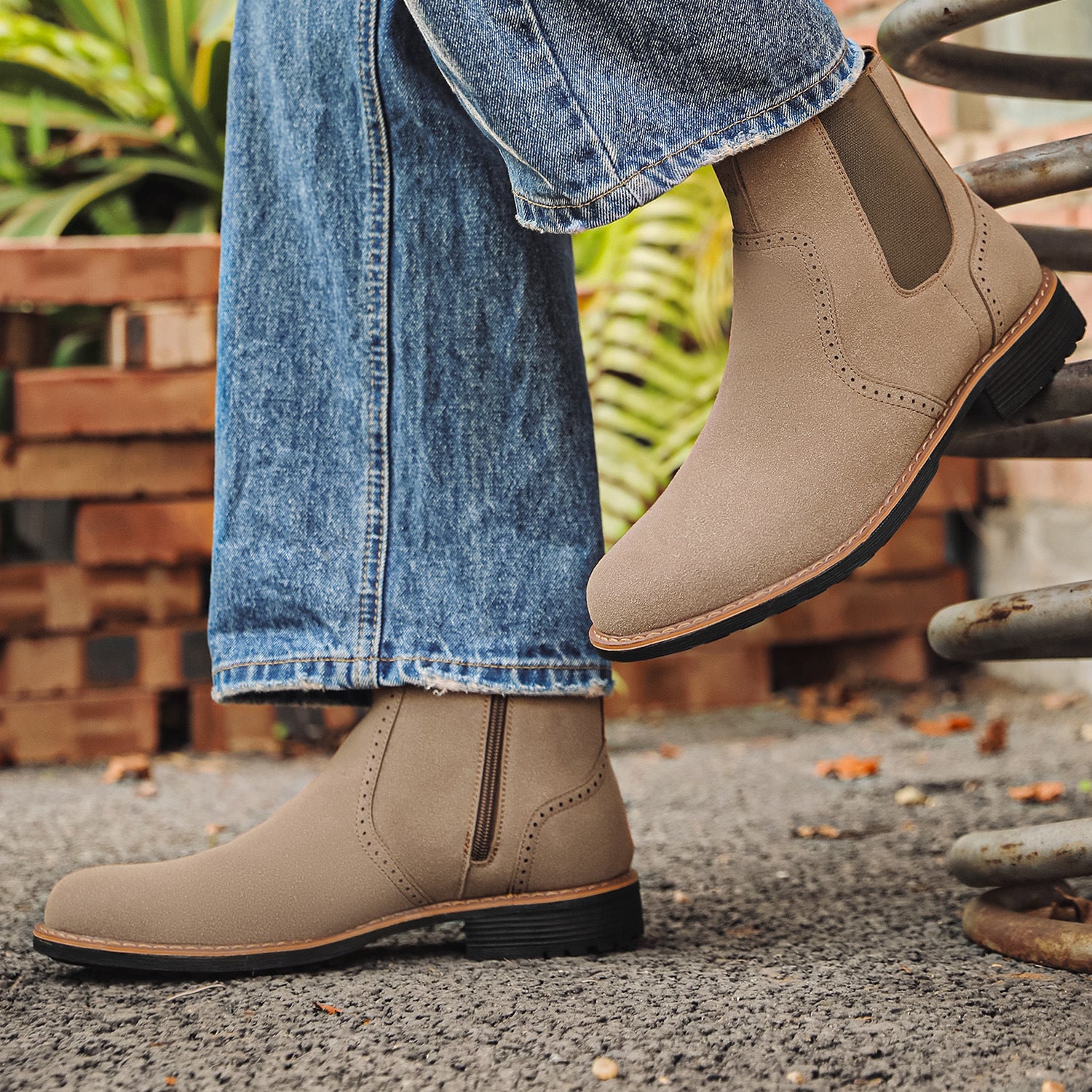 Herren Herbst-Boots mit Fleece-Futter