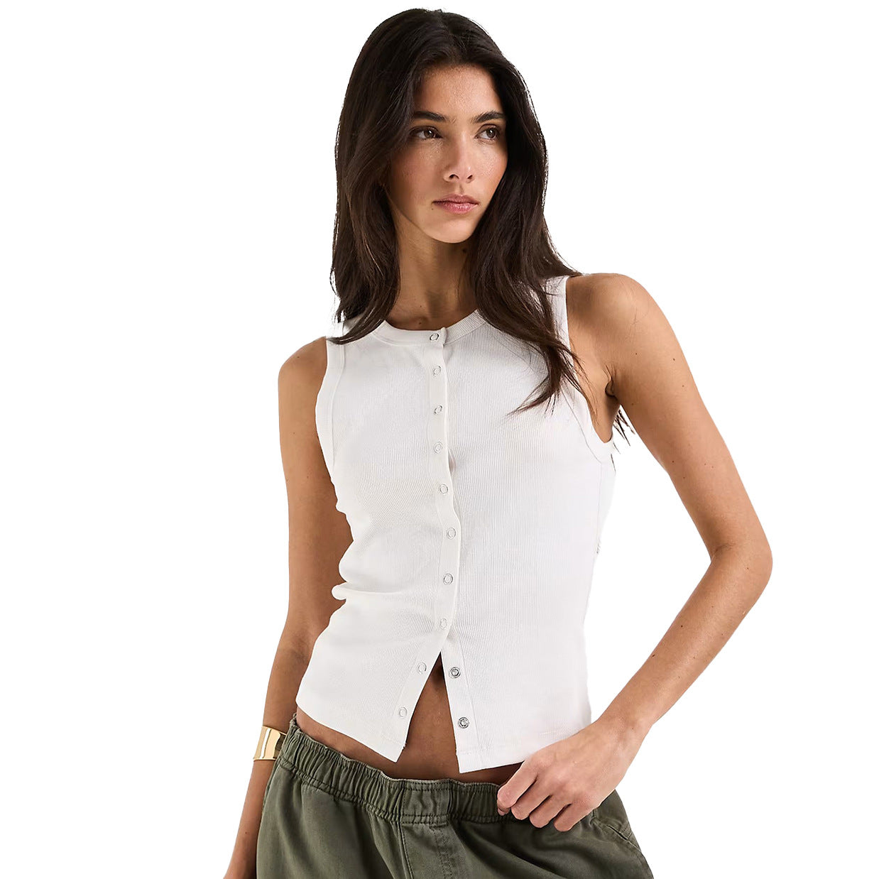 Gestricktes Slim-Fit Tank Top