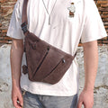 Crossbody Tasche aus echtem Rindsleder mit mehreren Taschen – Bild 8 | LuxeStyle