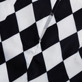 Diamond Check Crop Top & Mermaid Maxi Rock Set