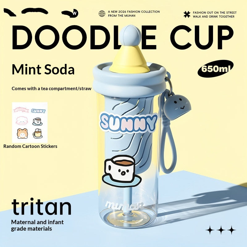 Trinkflasche mit Tee-Einsatz
