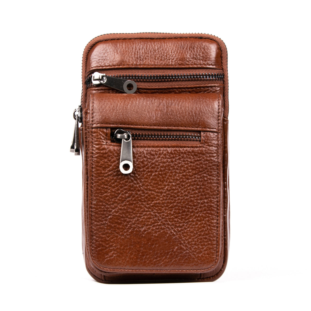 Einfache Bauchtasche aus Rindsleder für Herren – Bild 3 | LuxeStyle