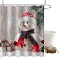 Duschvorhang Polyester Schneemann | LuxeStyle