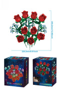 Ewige Rose Bausteine – Kreatives Ornament | LuxeStyle