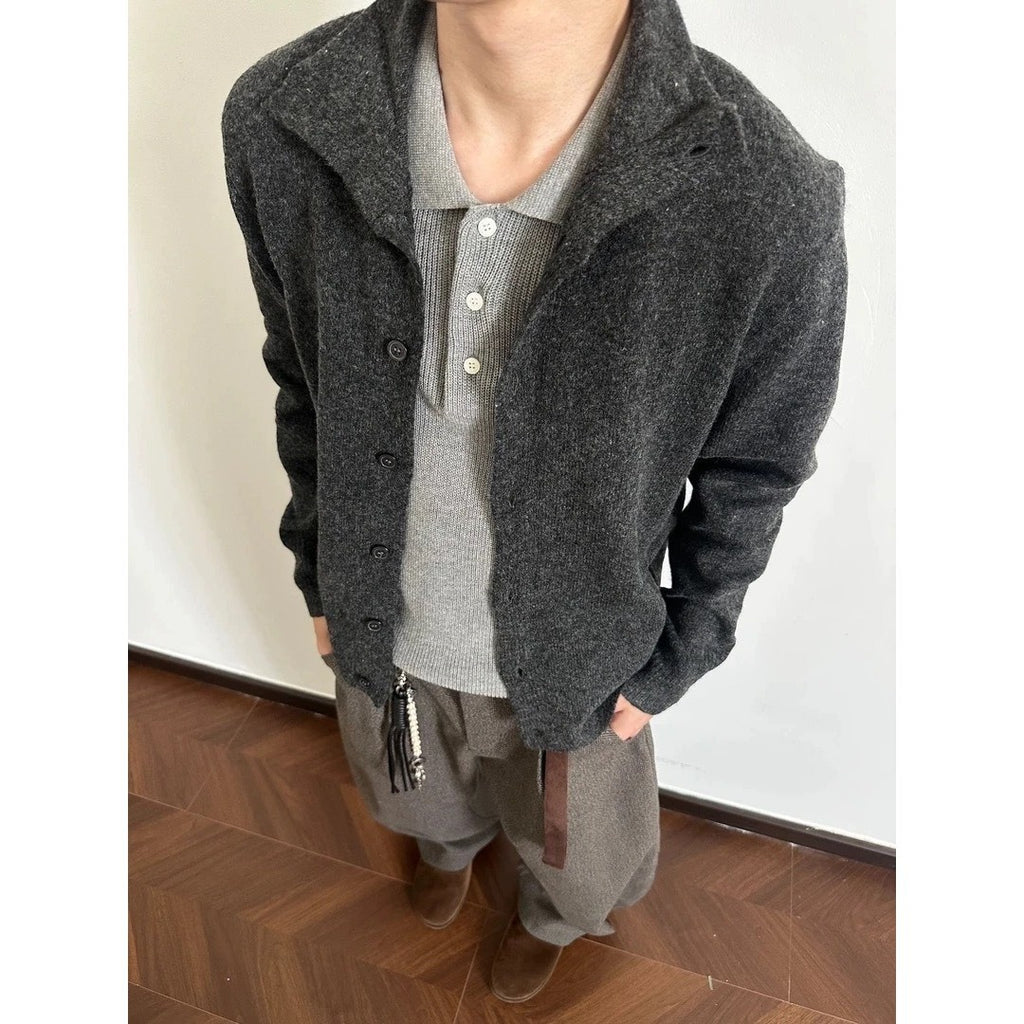 Retro-Cardigan für Herren – Bild 2 | LuxeStyle