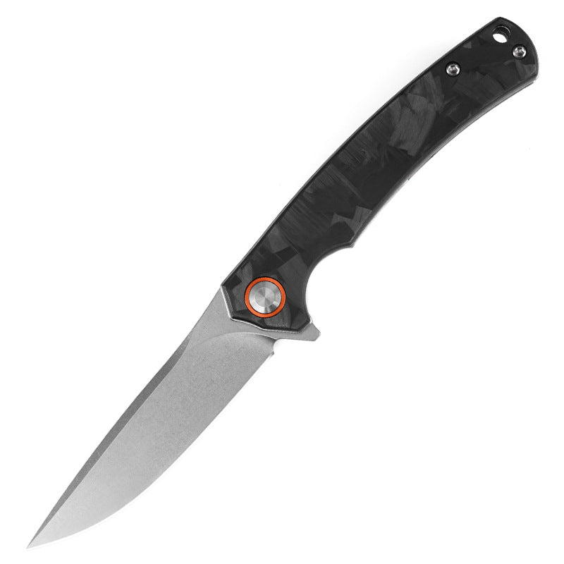 Outdoor-Camping-Messer mit Carbon-Griff