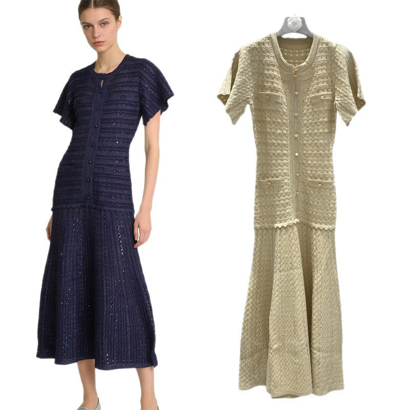 Elegantes Strickkleid – knielang – Bild 10 | LuxeStyle