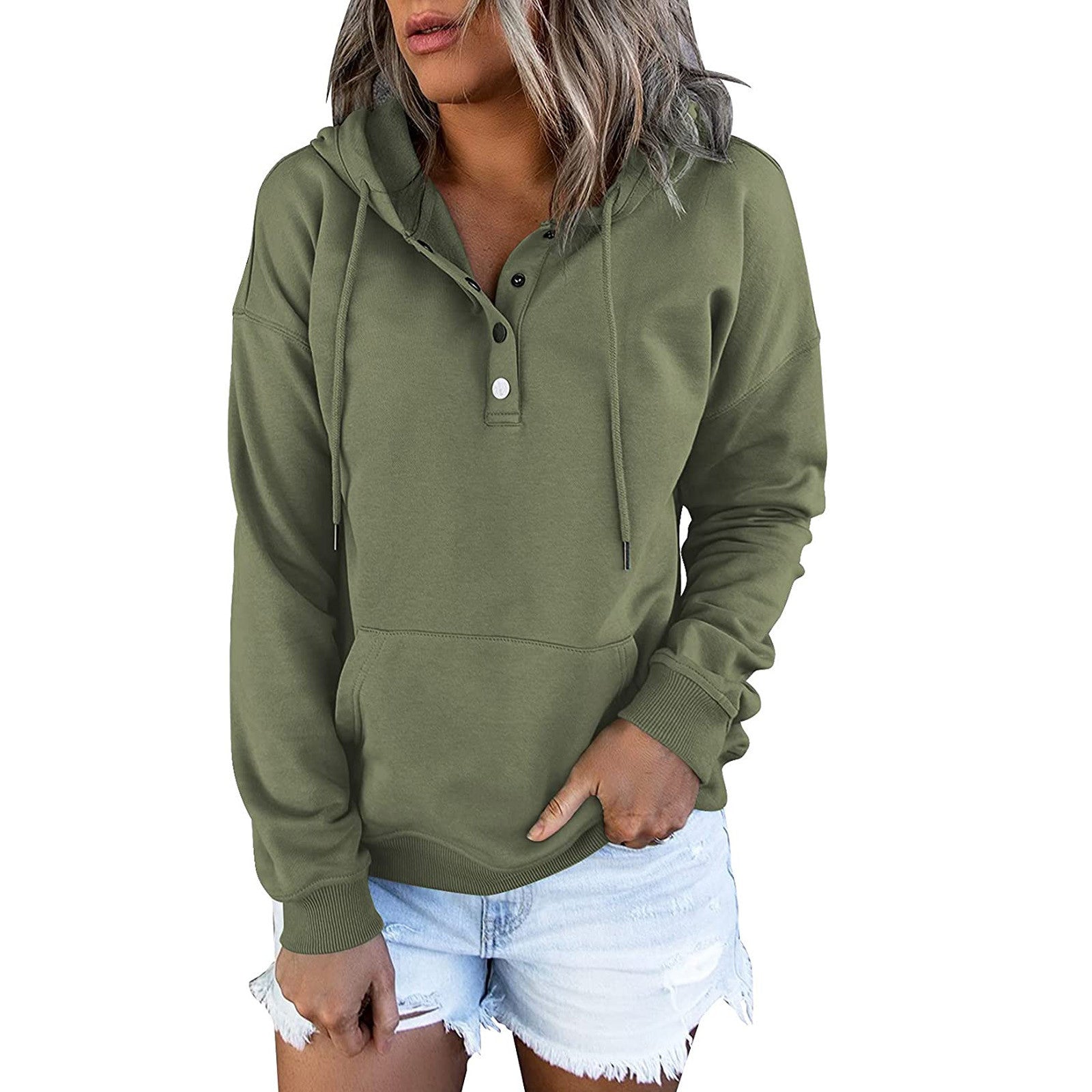 Lockere Damen-Hoodie