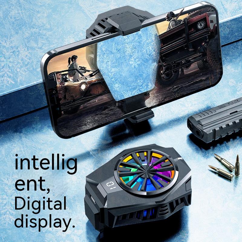 Portabler Smartphone-Kühler mit Clip