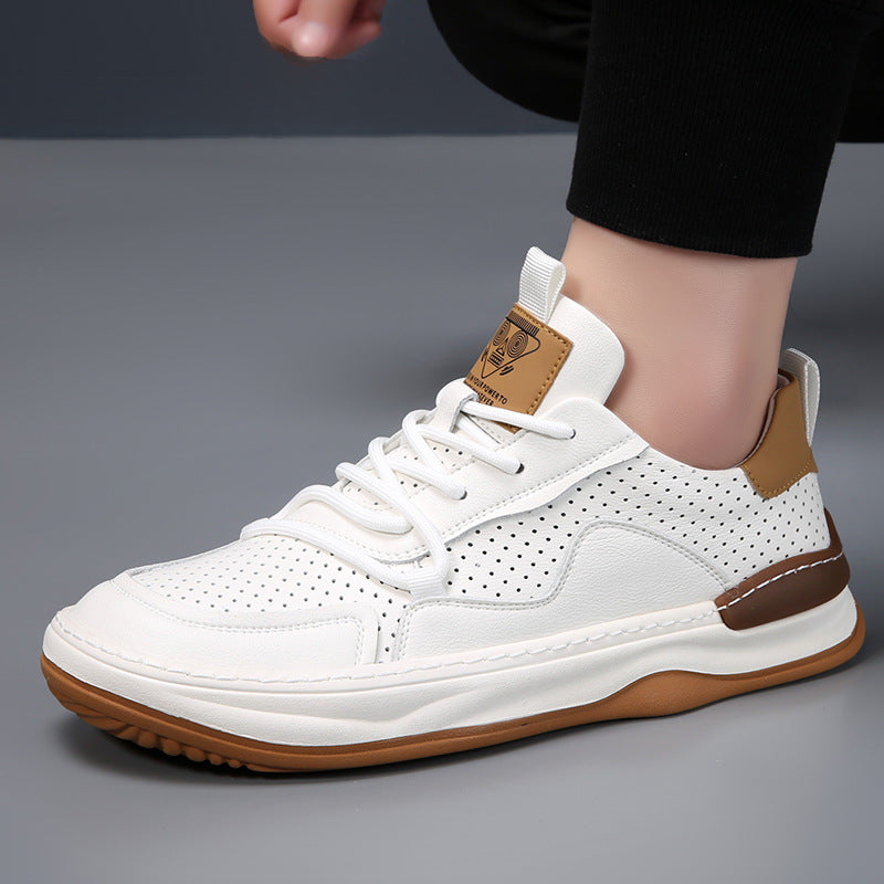 Herren-Sneaker aus Echtleder mit dicker Sohle – Bild 8 | LuxeStyle