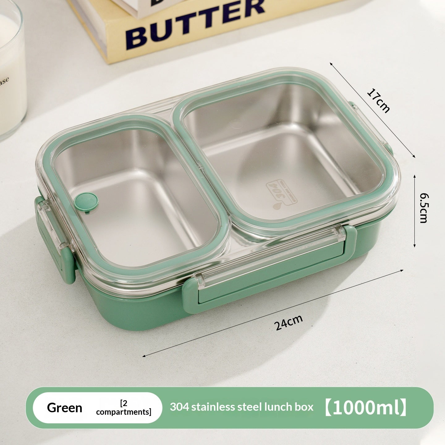 Aroma-dichte Bento Box aus Edelstahl
