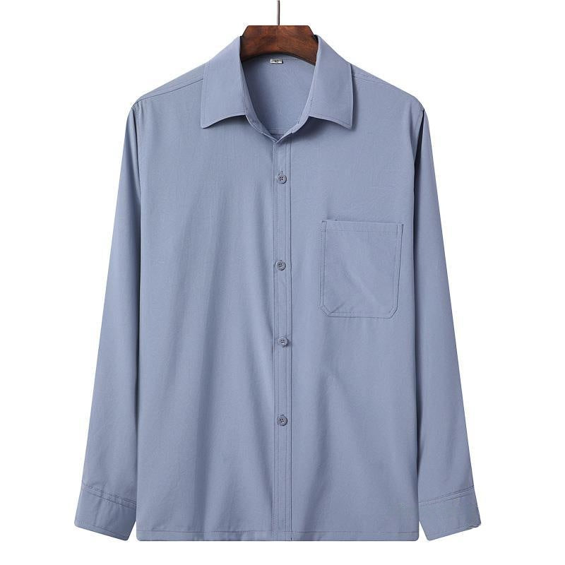 Herren Leinenhemd mit Revers, locker geschnitten – Bild 3 | LuxeStyle