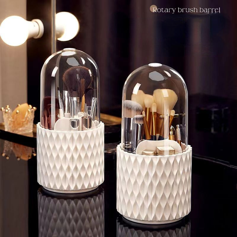 360° drehbarer Make-up Pinsel-Organizer mit Deckel